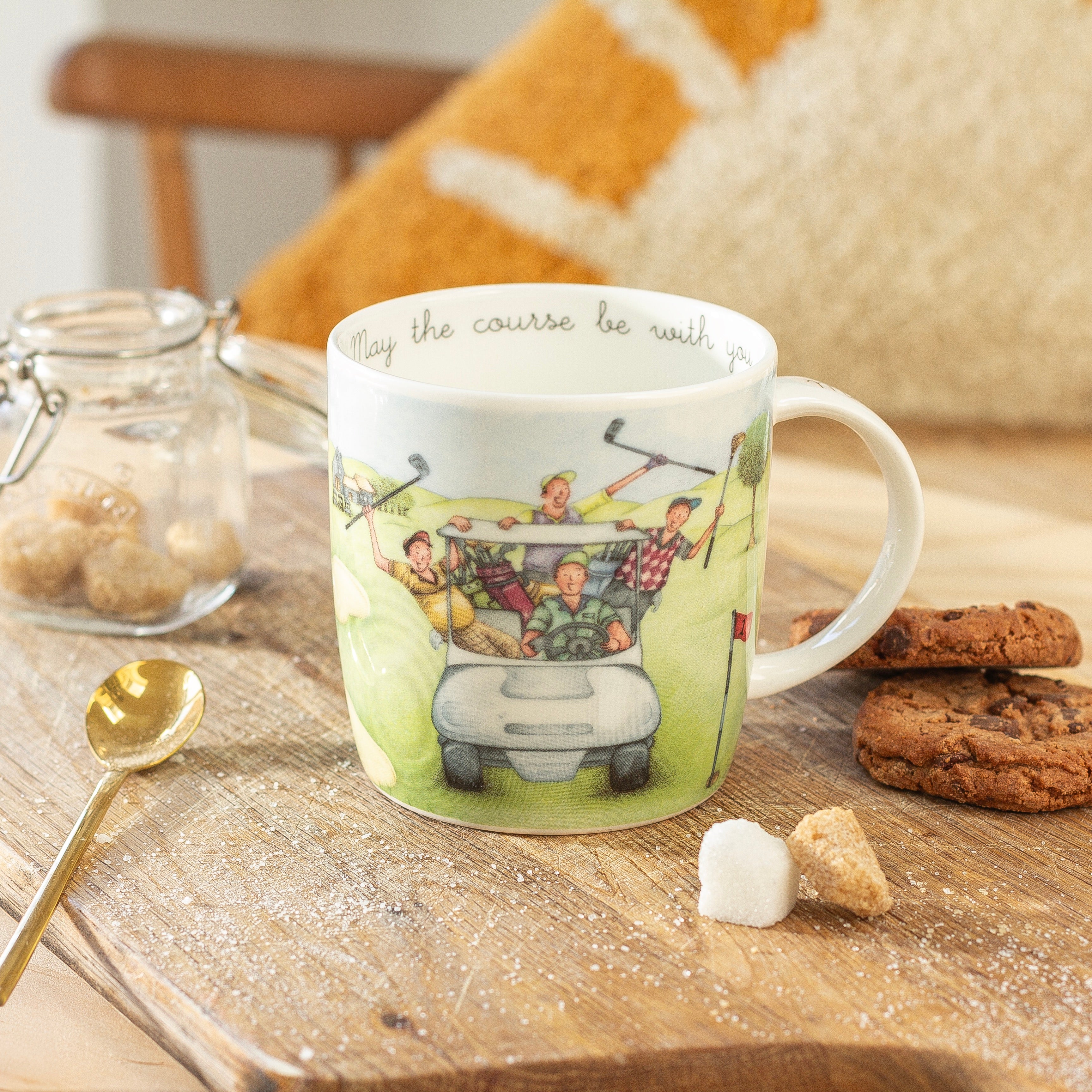 Fine China Mug - MG-13 - May the course be with you