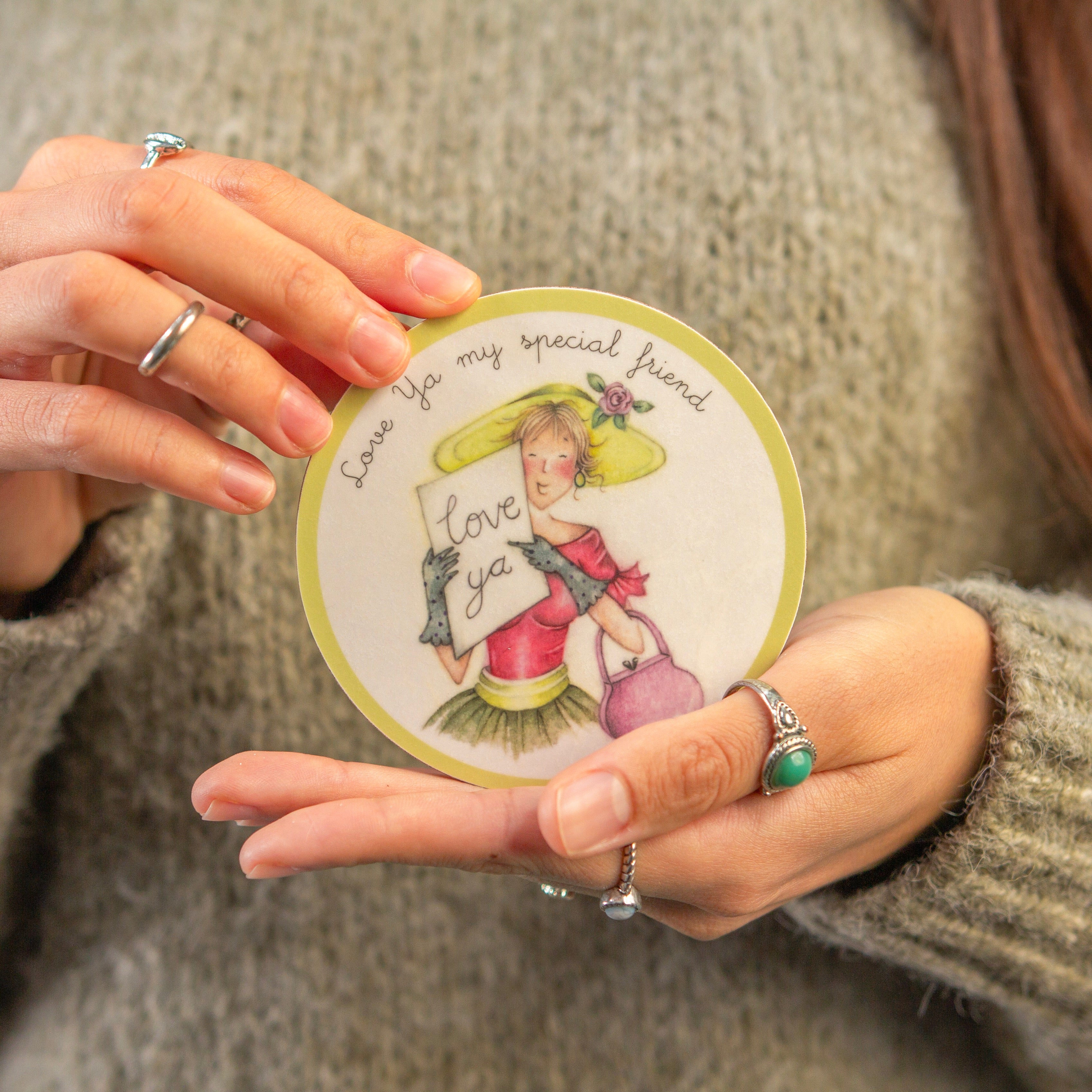 Coaster - CO-39 - Love Ya