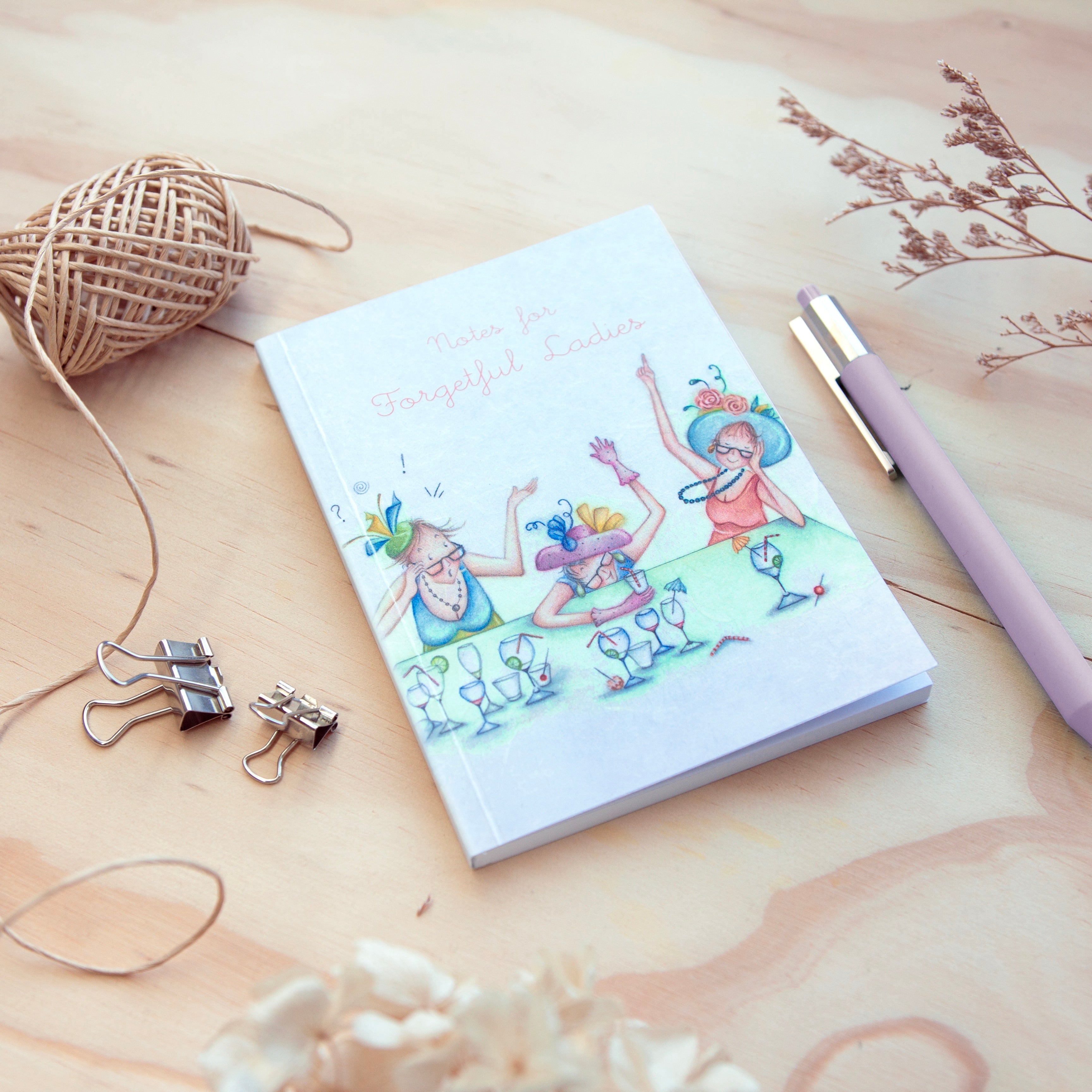 A6 Notebook - LNB01 - Notes for Forgetful Ladies