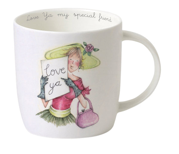Fine China Mug - MG-18 - Love Ya