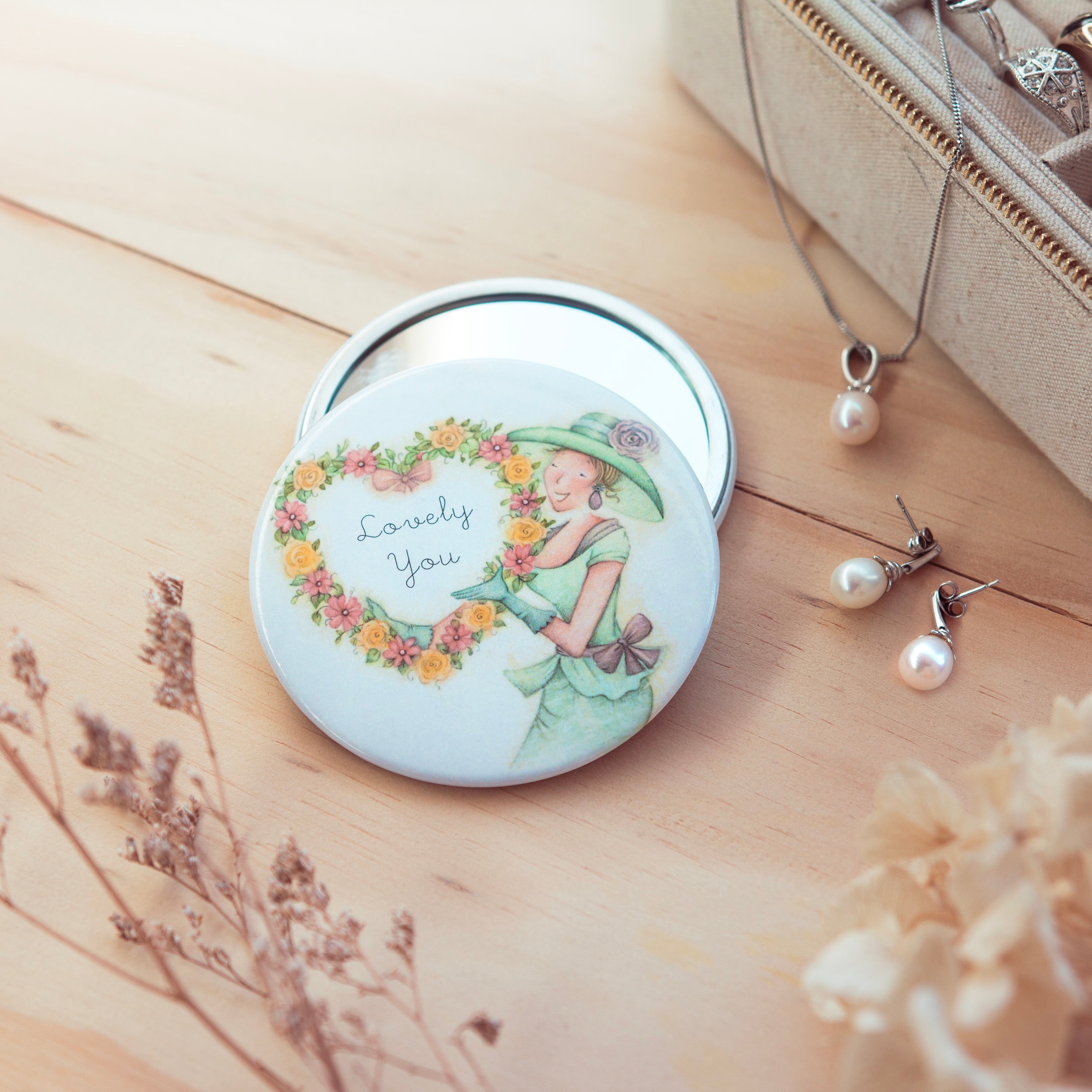 Pocket Mirror - PM-08 - Lovely You
