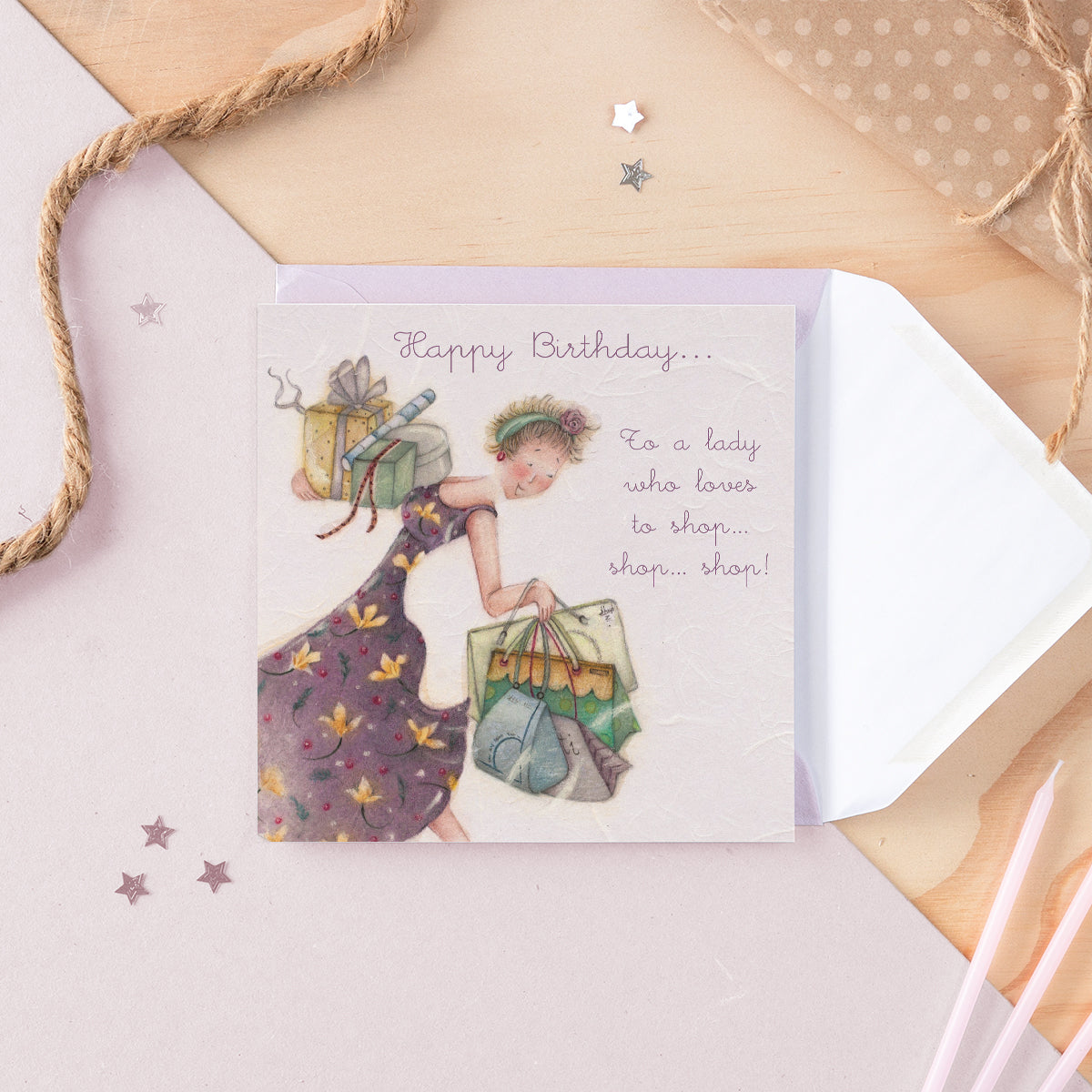 LB03 - To a lady who loves to Shop