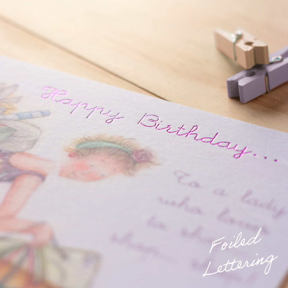 LB03 - To a lady who loves to Shop