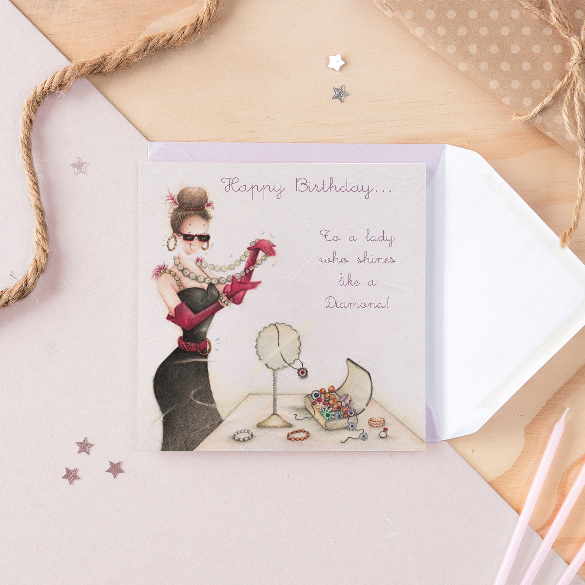 LB05 - To a lady who shines like a Diamond