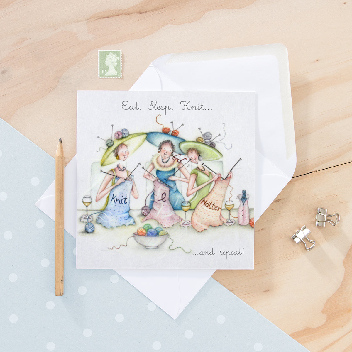 LL141 - Eat Sleep Knit