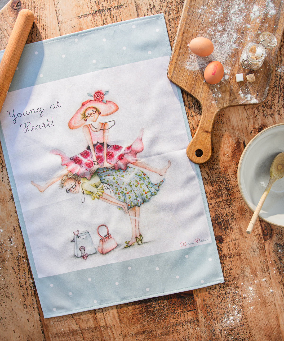 Tea Towel - TT-03 - Young at Heart