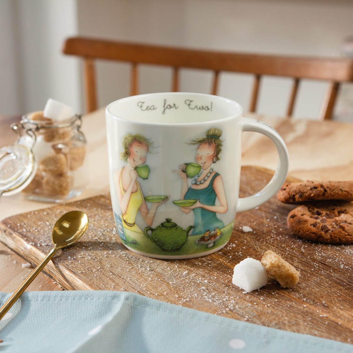 Fine China Mug - MG-08 - Tea for Two