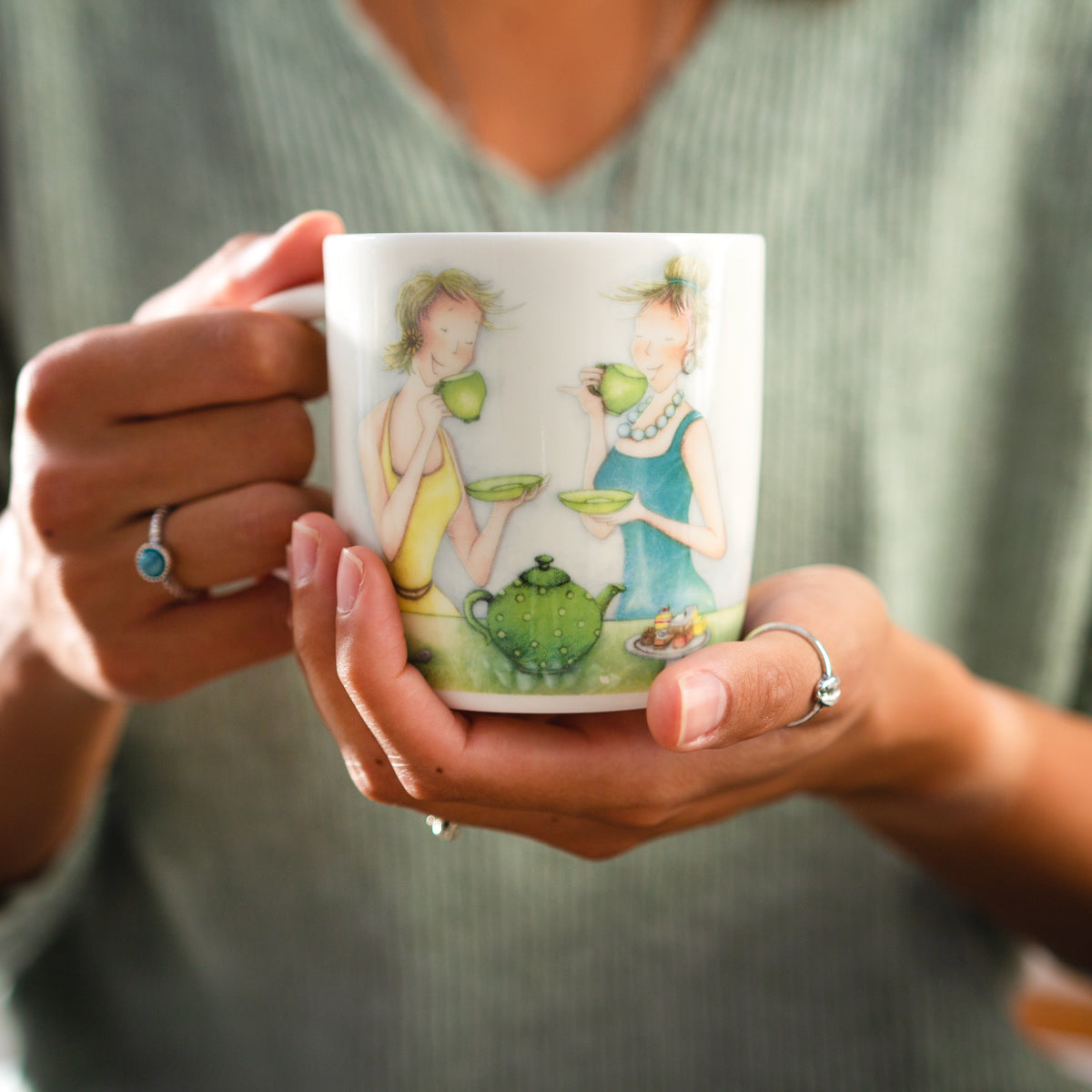 Fine China Mug - MG-08 - Tea for Two