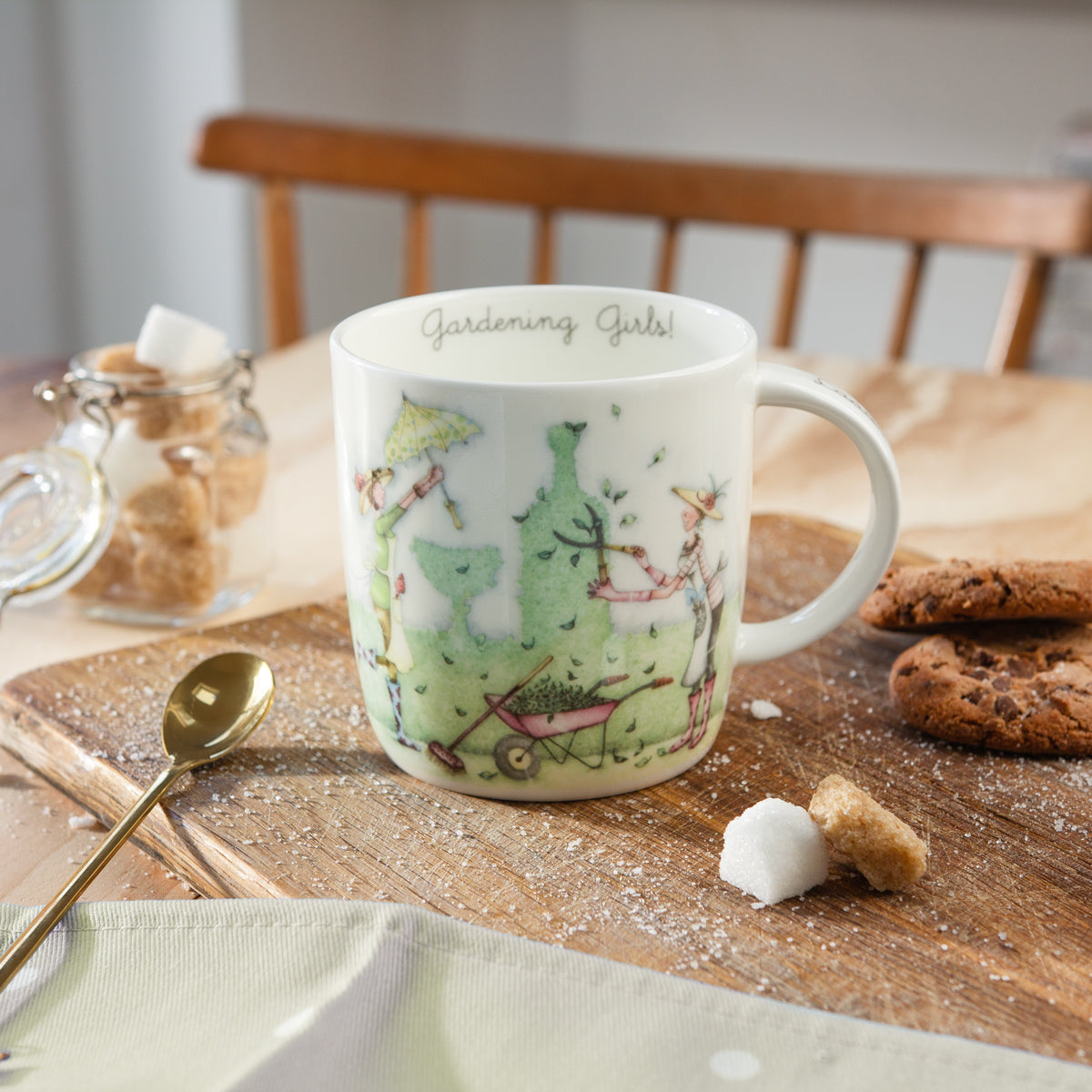 Fine China Mug - MG-03 - Gardening Girls