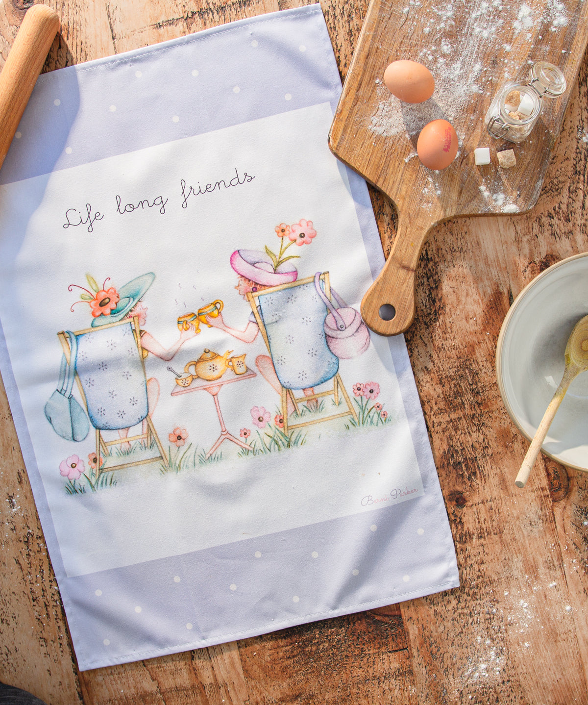 Tea Towel - TT-06 - Life Long Friends