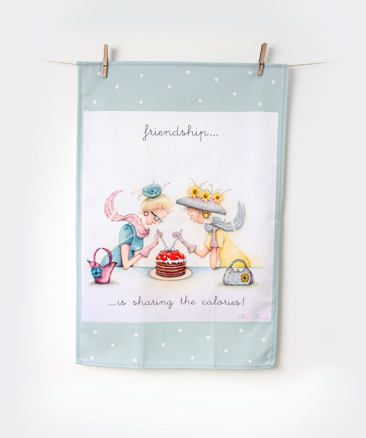 Tea Towel - TT-07 - Sharing The Calories