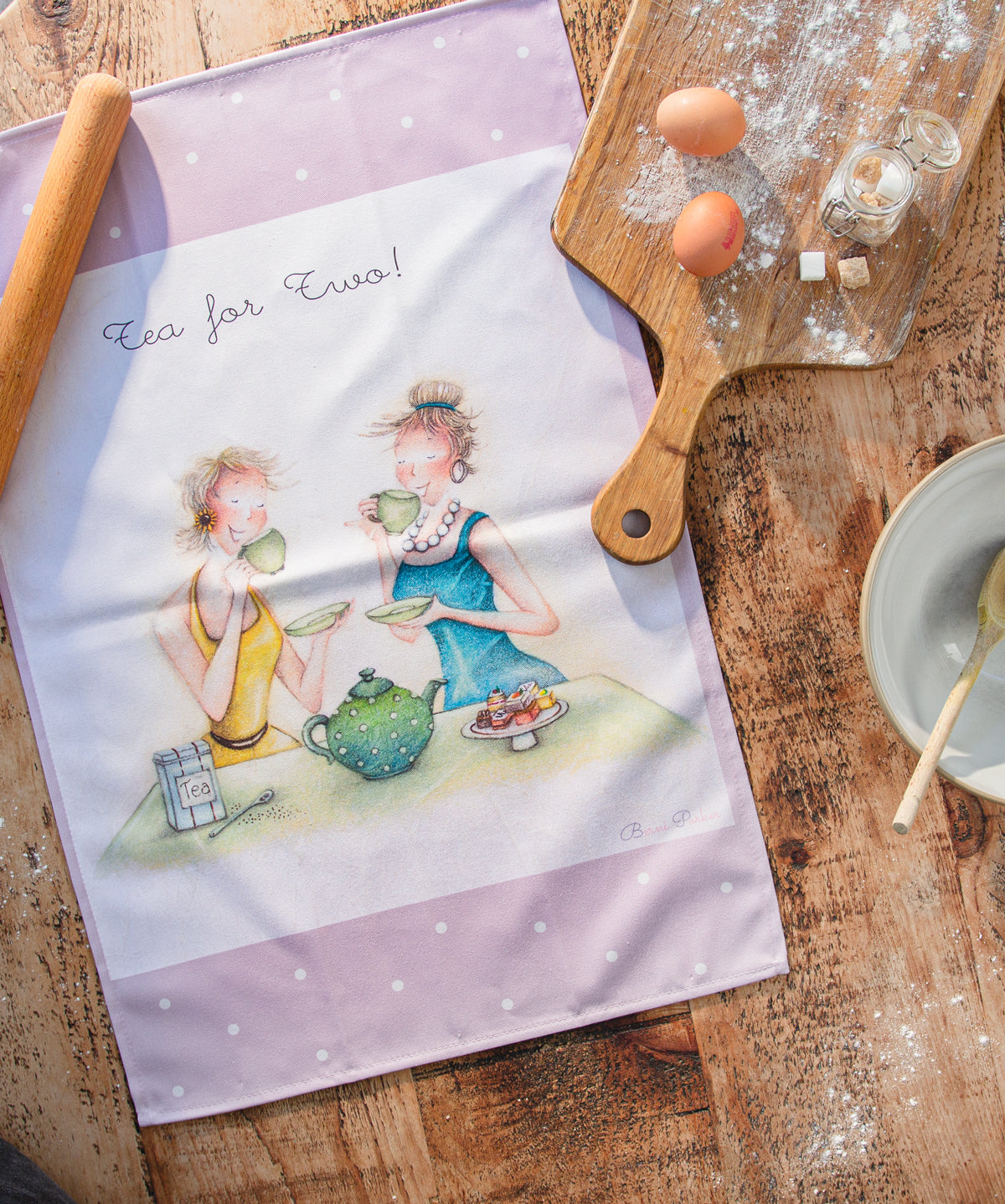 Tea Towel - TT-08 - Tea For Two