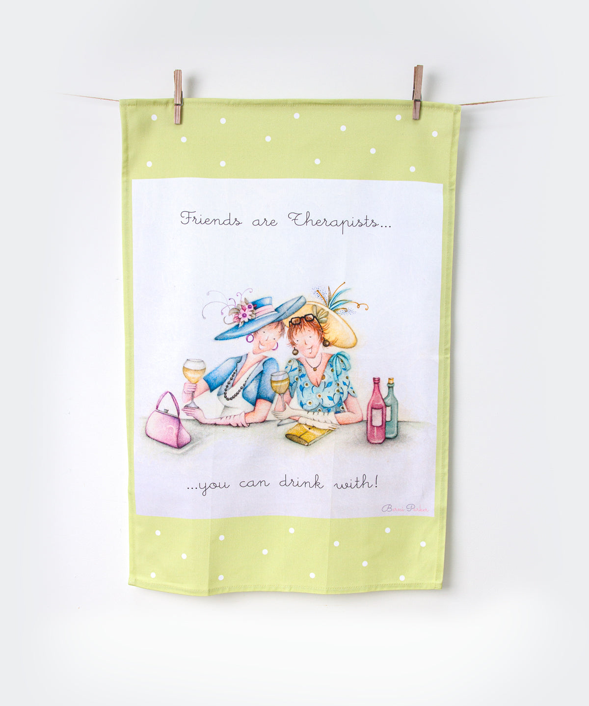 Tea Towel - TT-09 - Friends are Therapists