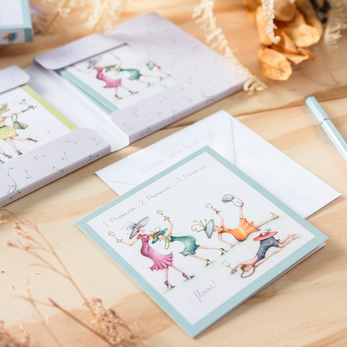 Note Card Set - NC-05 - It's Gin O Clock