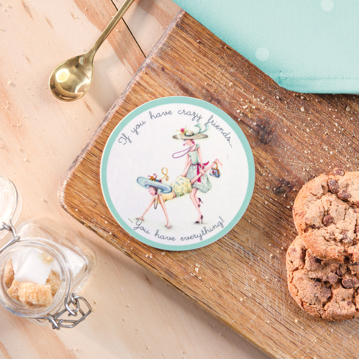 Coaster - CO-19 - Crazy Friends