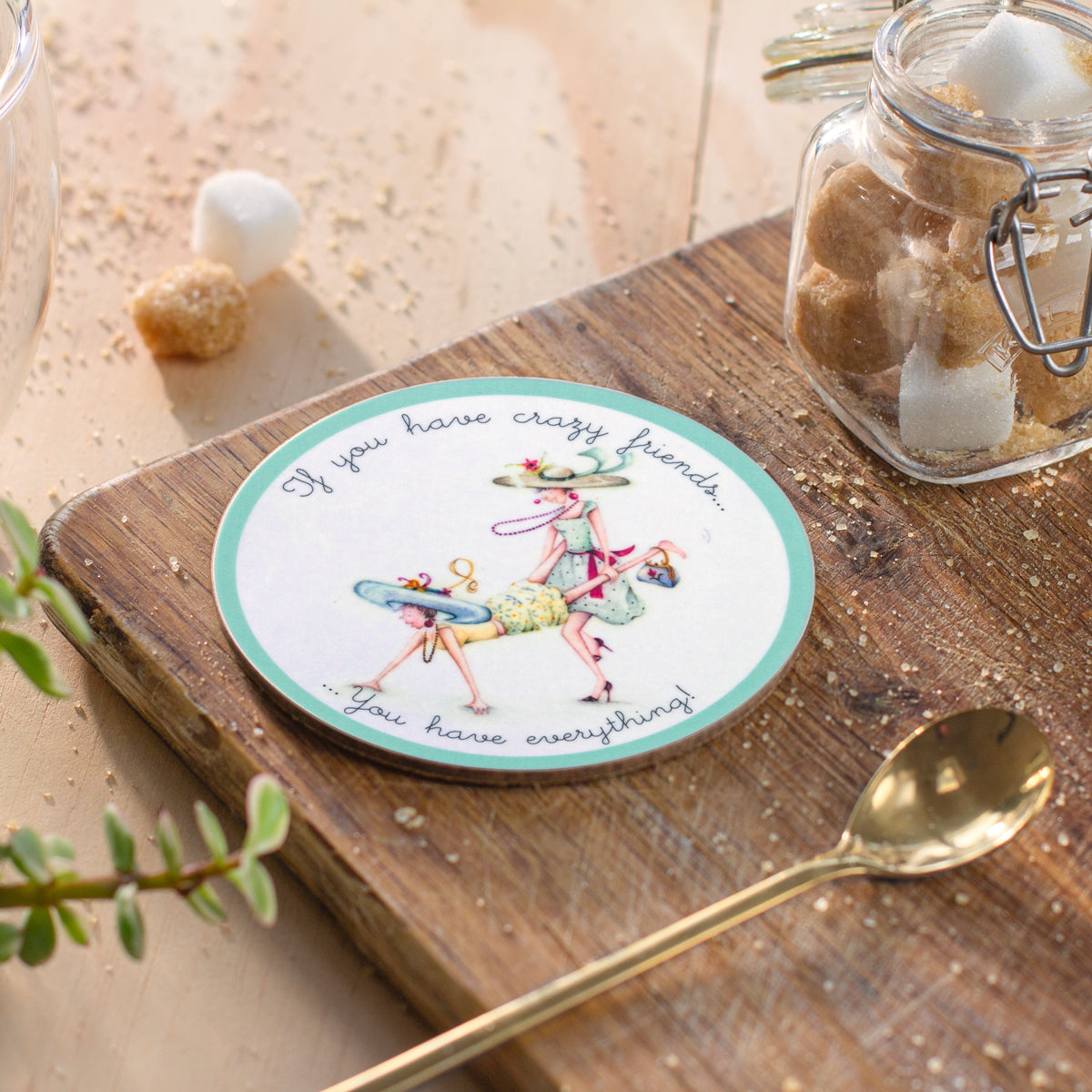 Coaster - CO-19 - Crazy Friends