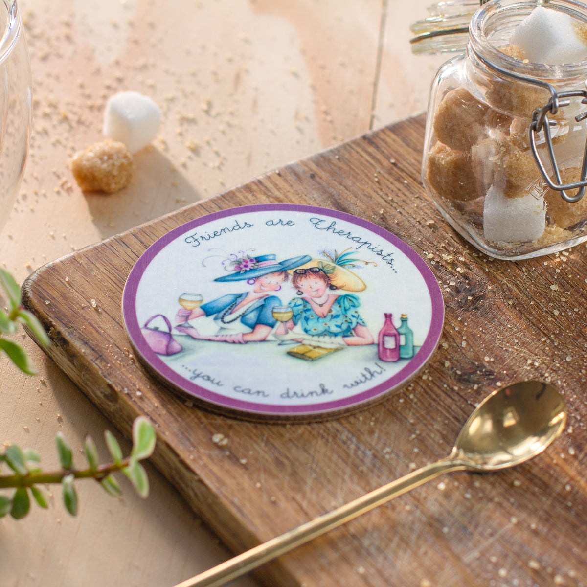 Coaster - CO-20 - Friends are Therapists