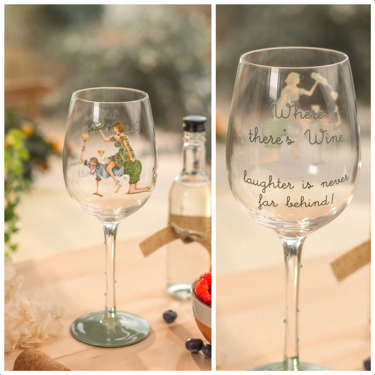 Wine Glass - WOC05 - Where there's Wine