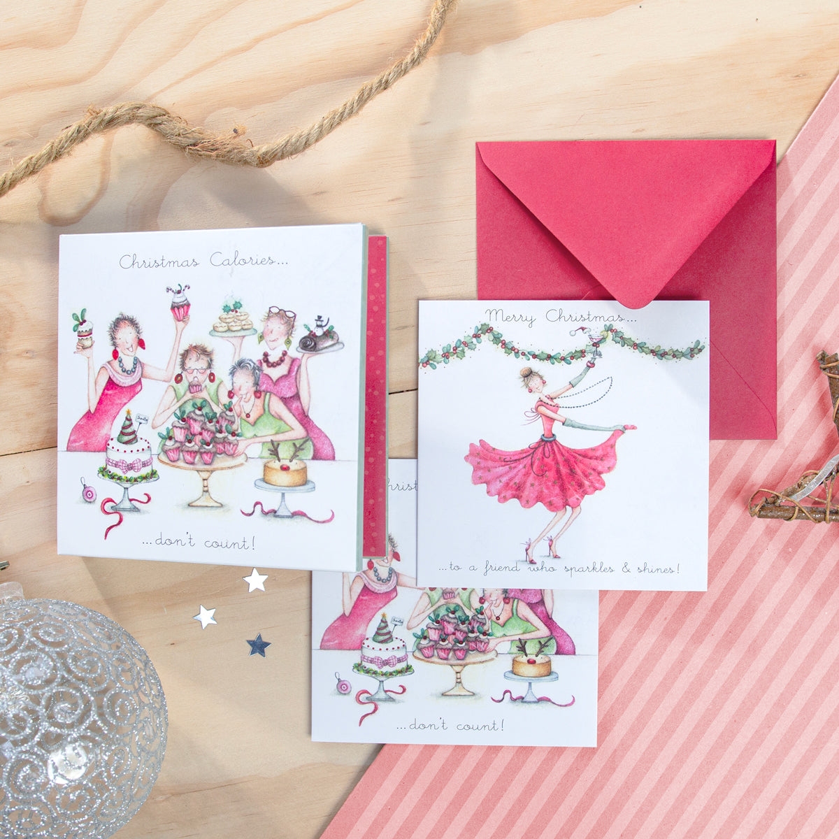 Note Card Set - NC-06 - Christmas Card Boxset - Christmas Calories