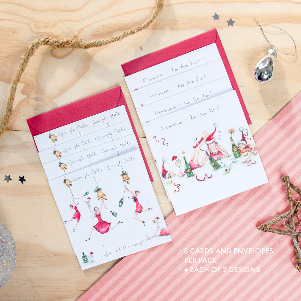 Note Card Set - NC-06 - Christmas Card Boxset - Christmas Calories