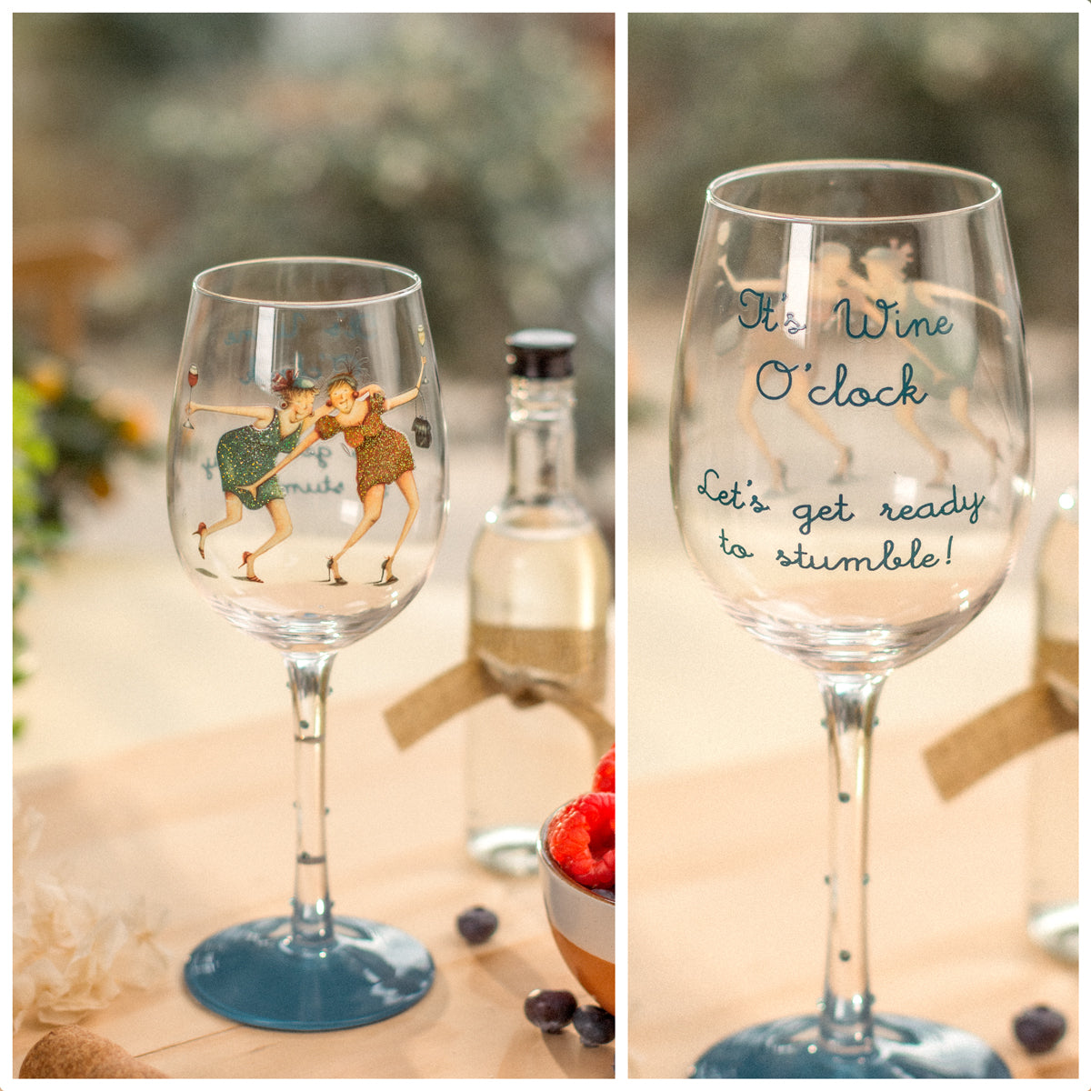 Wine Glass - WOC01 - It's Wine O' Clock