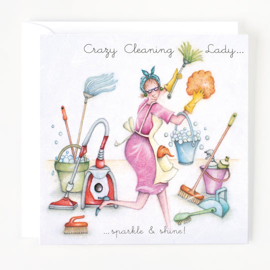 LL287 - Crazy cleaning lady