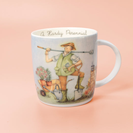 Fine China Mug - MG-15 - A Hardy Perennial