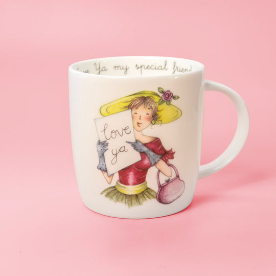 Fine China Mug - MG-18 - Love Ya