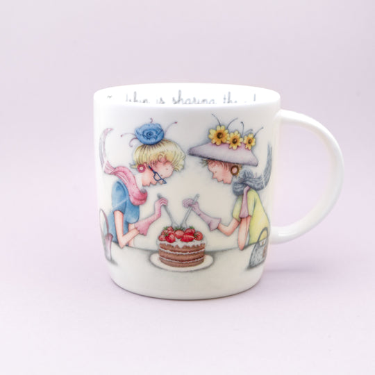 Fine China Mug - MG-09 - Sharing the Calories