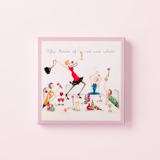 Note Card Set - NC-03 - Fifty Shades of red & white