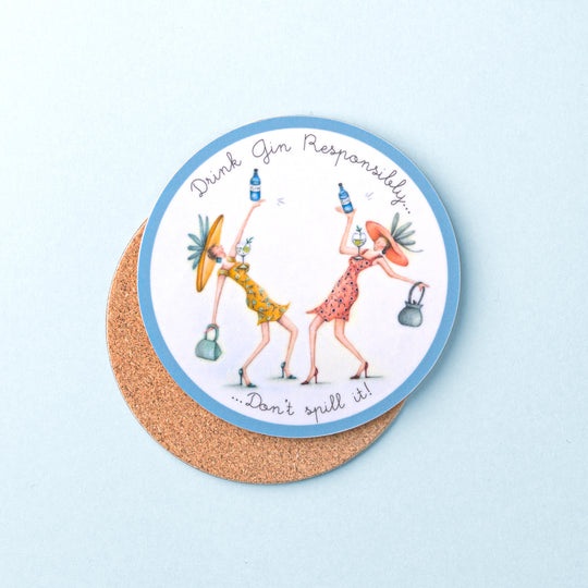 Coaster - CO-18 - Drink Gin Responsibly