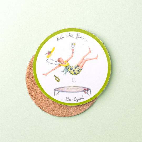 Coaster - CO-23 - Let the fun Be-Gin