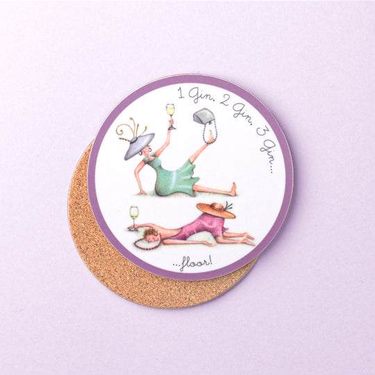 Coaster - CO-24 - 1 Gin, 2 Gin, 3 Gin, floor