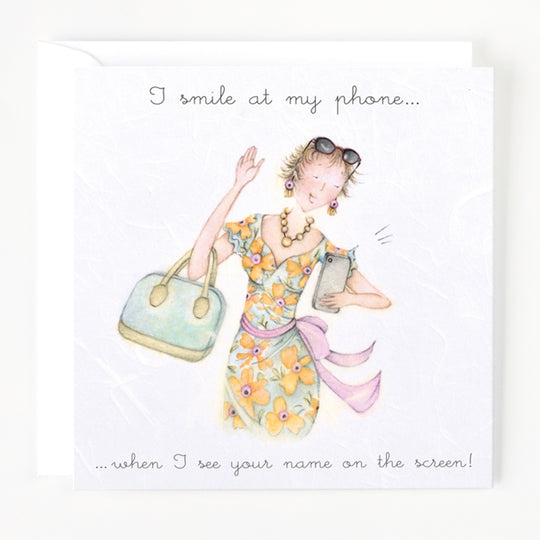 LL268 - I smile at my phone